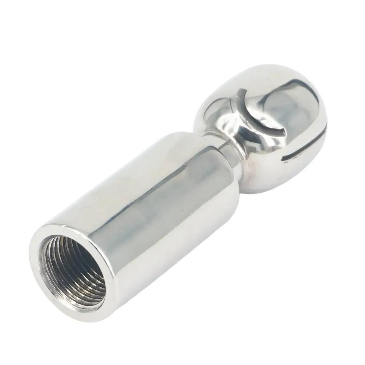

1/2 -2 BSP Thread/1.5 2 2.5 3 Tri Clamp/19-51mm Pin-type/Weld 304 Stainless Sanitary Rotating Spray Ball Tank Cleaning (as the picture,3I8 inch BSP)