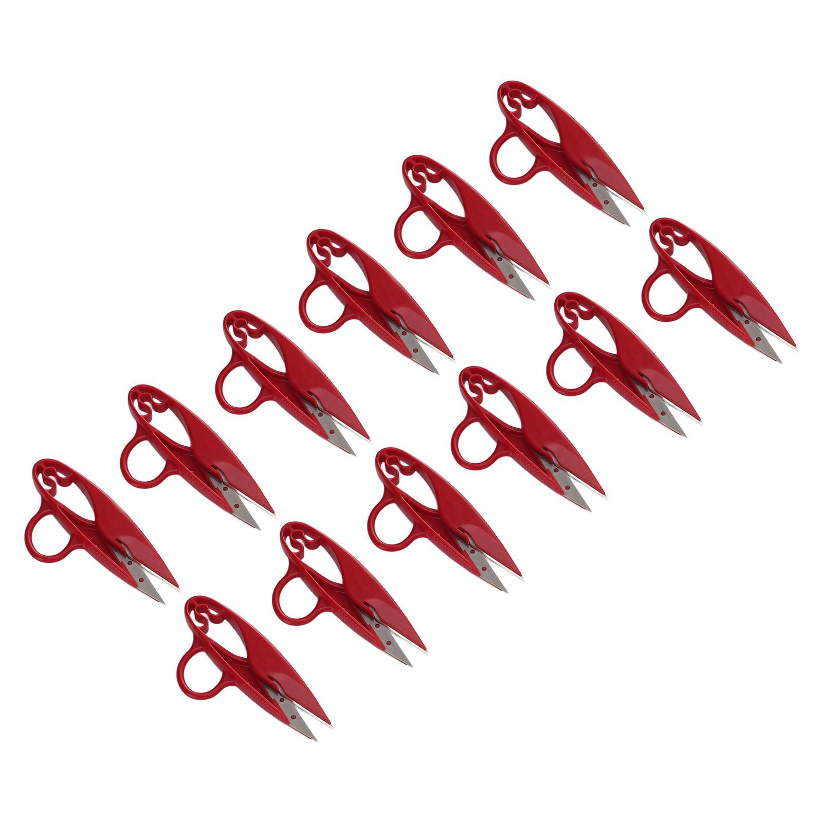 

12 шт. Нитеобрезатели для пряжи Многофункциональное лезвие из нержавеющей стали Быстрый зажим Портативные Мини Швейные