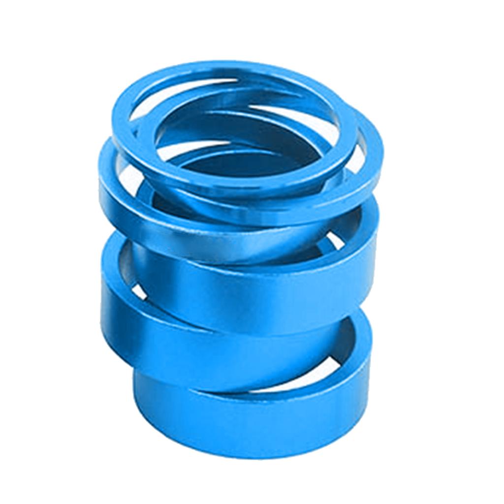 Bike Aluminum Alloy Headsets Spacers Front Fork Washer Bike Spacers Bike Headsets Stem Washer for Mountain Bicycles