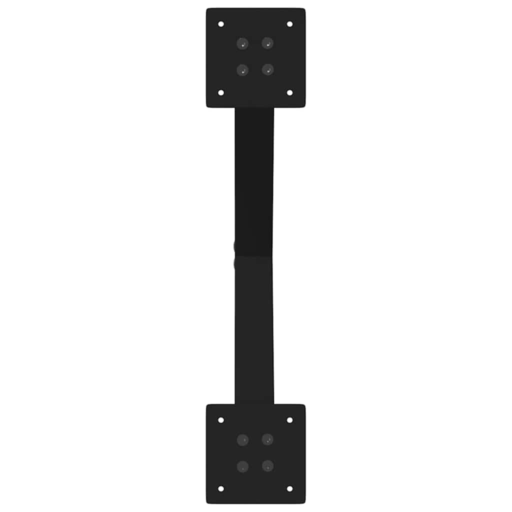 Vidaxl Nogi Do Stolika Kawowego, 2 Szt., Czarne, 38X(42-43) Cm, Stal