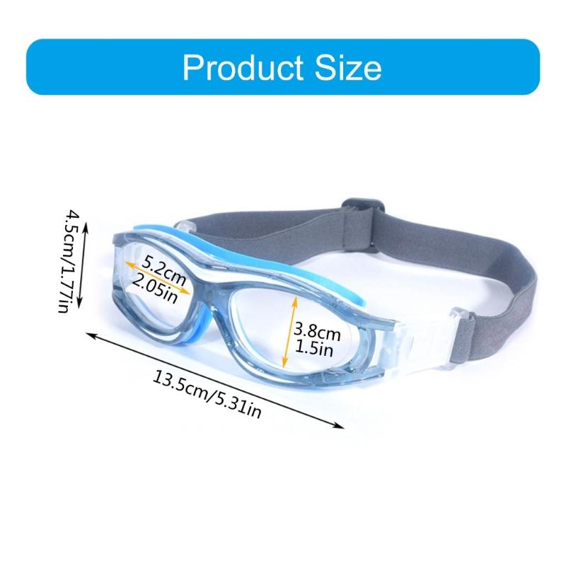 Soccer Football Sports Eyewear Goggles Eye Glasses Adjustable Strap Sports Goggles Protective Safety Basketball Glasses