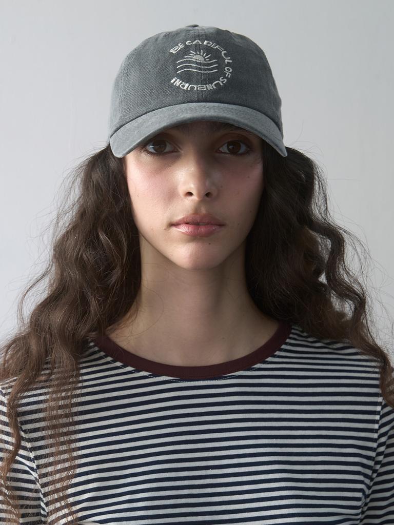 KIJUN Sunburn Cap Essential Unisex Charcoal
