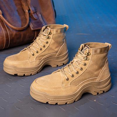 Wysokie buty ochronne do pracy, obuwie ochronne odporne na rozbicie i przebicie, buty spawalnicze ze skóry bydlęcej, twarde męskie obuwie robocze, męskie