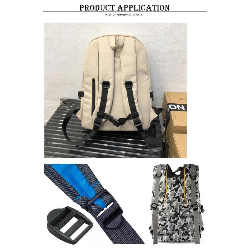 5 Teile/paket Leiter Schloss Schieber Kunststoff Schnallen Rucksack Gurte Schwarz Gurtband 2cm, 2,5 cm, 3,2 cm, 3,8 cm