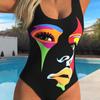 1011 new European and American summer tights swimsuit sexy new sleeveless one-piece
