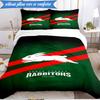 Set Lenzuola con Stampa 2D Design Logo Coniglio NRL 3 Pezzi (Include 1 Copripiumino + 2 Federe Senza Imbottitura), Decorazione camera da letto, Regalo ventilatore
