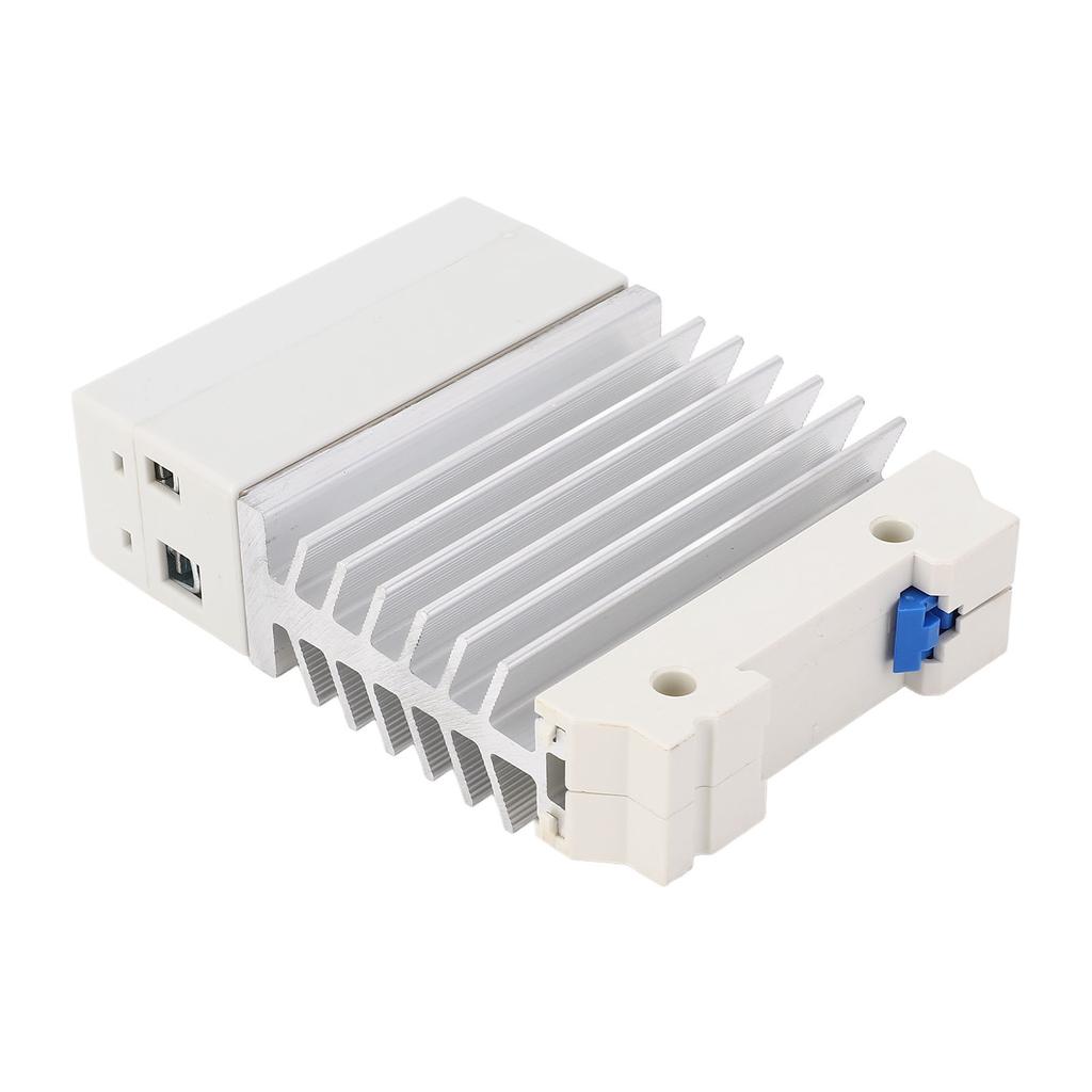 State Relay -AC 120A, Enhanced Heat Dissipation,   Life Single Phase SSR Module with Heat Sink for DIN Rail Installation