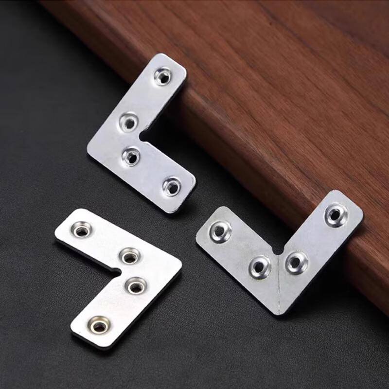 90-Degree Aluminum Door Frame Fixing Brackets