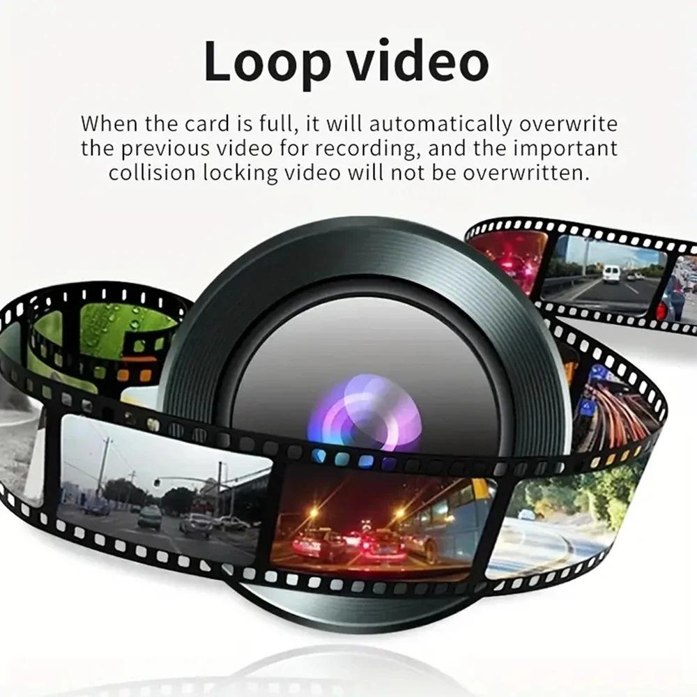 1080P Four-Lens Night Vision Dash Cam