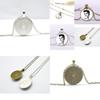 Time Portrait Elvis Gemstone Pendant Necklace Retro Glass Pendant Sweater Chain