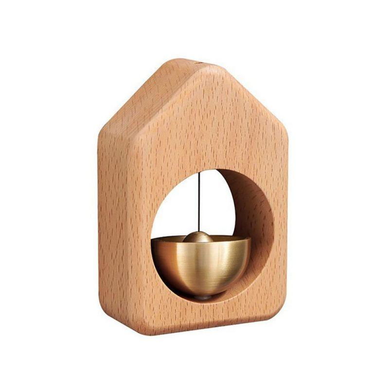 Wooden Entrance Doorbell Decorative Creative Wood Doorbell Wind Chime Shopkeepers Bell