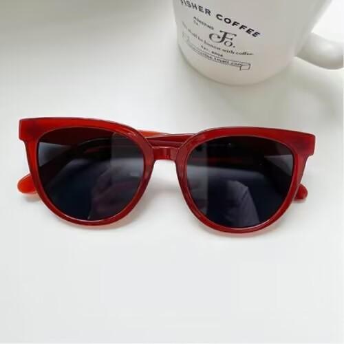 Korean Oval Frame Sunglasses Women Ins Trendy Retro Personalized Sunglasses