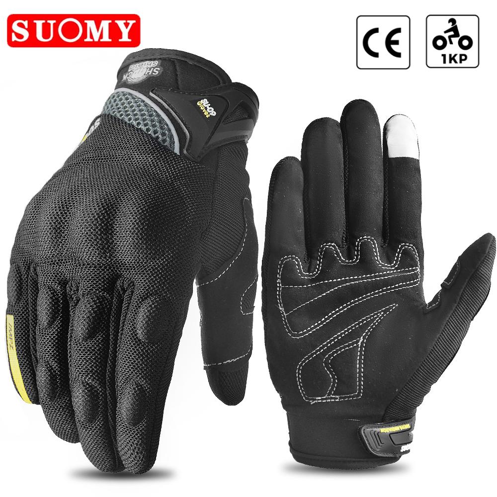 SUOMY Motorcycle Gloves Summer Man Breathable Touch Screen Motorbike Motocross Moto Biker Gloves Motorcycle Accessories