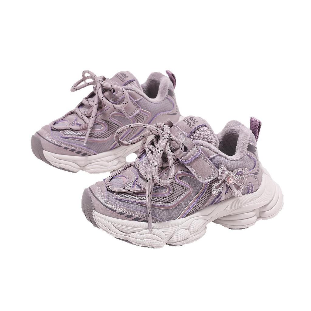 ABCkids Winter Casual Shoes for Older Kids: Thick Sole, Plus Velvet, Unisex Dad Style