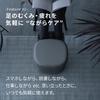 3D Foot Massager with and 3 Automatic Kneading Stone Dr.Air Stool, Calf, Ankle, Instep, Sole, Modes, Shiatsu, Balls, Airbags, Gray, MF-05 (Gray)