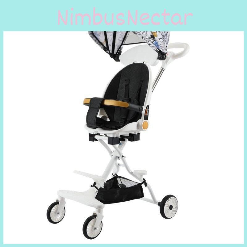 Stroller Ultra Kids Lightweight Foldable Convertible Seat One Rotation Button