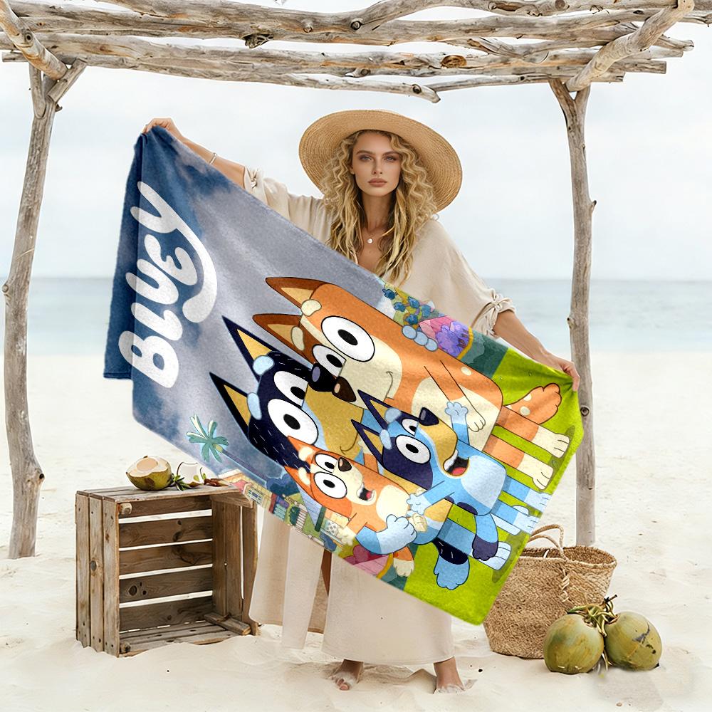Christmas Family Fun Beach Towel Soft Durable Quick-Dry Comfortable Lightweight Suitable for Swimming, Gym, Camping, Yoga Vacation