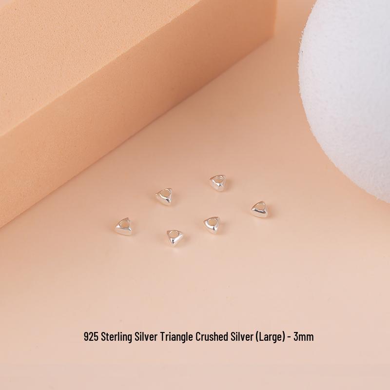 Perles Libres en Argent Sterling 925 pour la Fabrication de Bijoux DIY: Perles intercalaires pour bracelets et colliers
