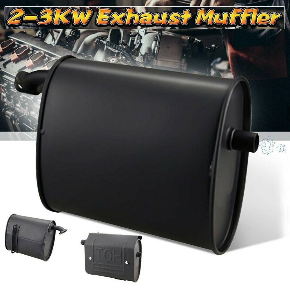 Black Exhaust Muffler Silencer For Most 2KW Portable Gasoline Generator