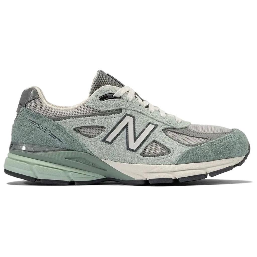 The Whitaker Group x New Balance 990v4 Made in USA Willful Bias Unisex Sneakers Green Clay-Ash Salt-Marsh U990WK4