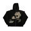 Clothing Female Top Hoodie Graphic Hoodies Y2k Aesthetic Sweatshirts Kawaii Clothes for Women Pullover Zip Up Hoodies Grunge Emo