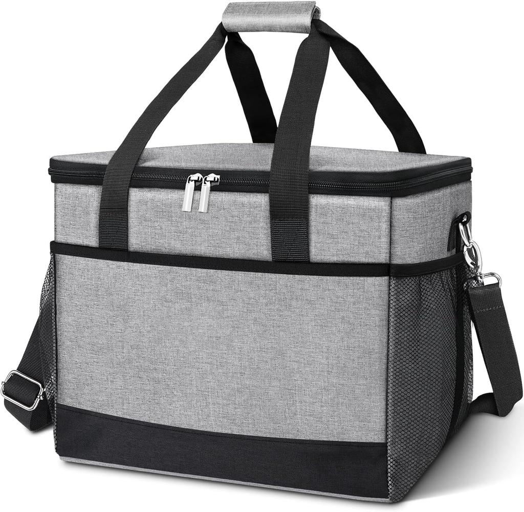 Large Capacity Foldable Cooler Box, 25L, Insulated Bag, Foldable, Perfect for Fishing, BBQs, Picnics, Fireworks, Barbecues, and Camping