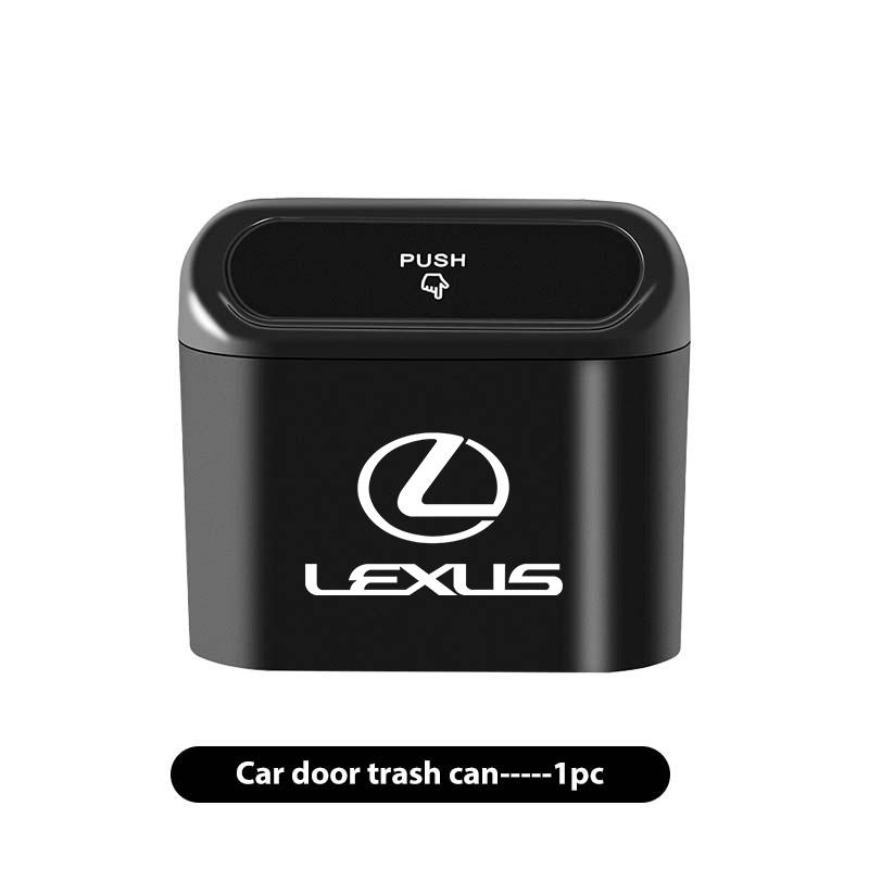

For Lexus Portable Hanging Car Trash Can Wastebasket Trash Bin with Lid Storage Bin UX250h RX450h CT200h RX400h NX LX GC RX UX