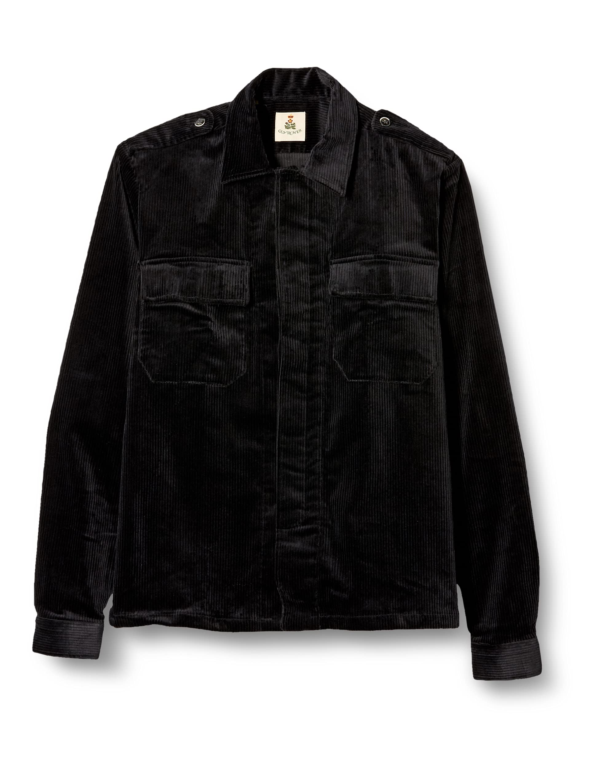 

Guy Rover Corduroy Military Size EU Size S to Japanese Size Men s Jacket, 3750GR315L, Black, (equivalent S) чёрный