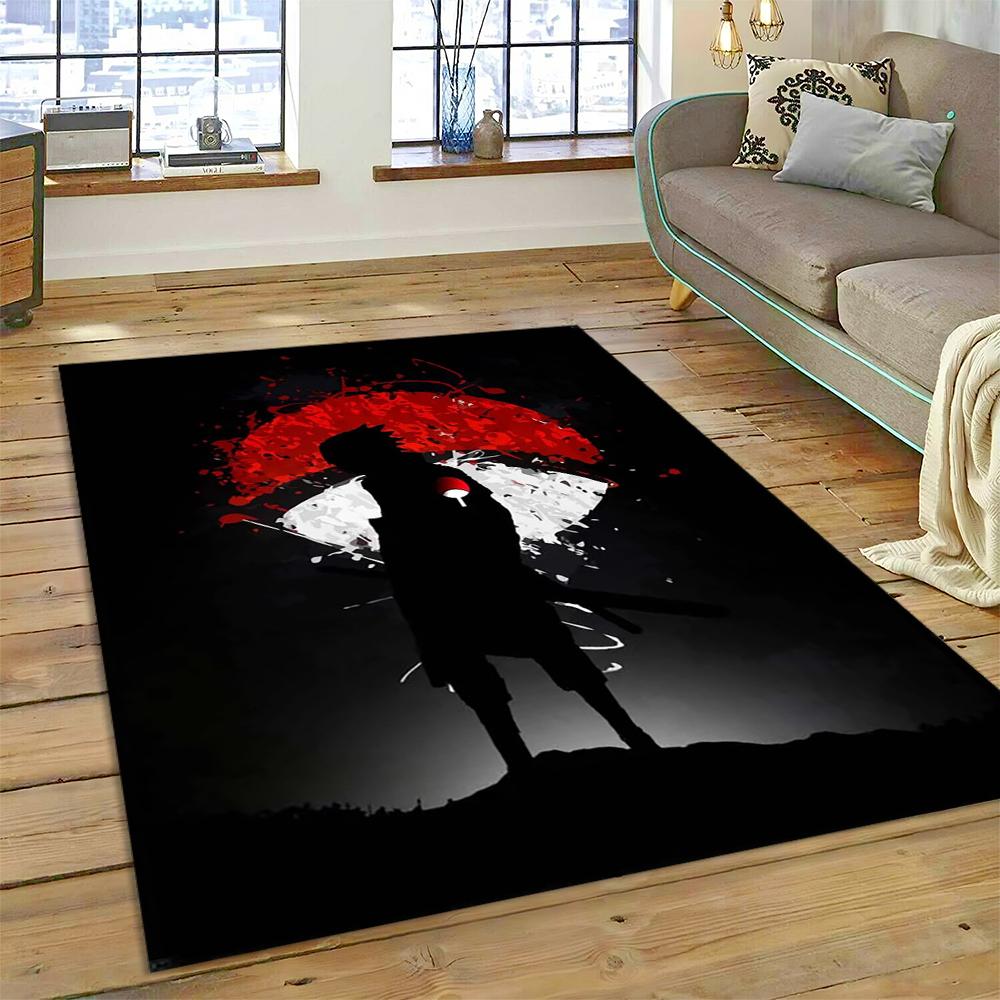 3D Anime I-Itachi Japan Cartoon Carpet Rug for Living Room Bedroom Home Sofa Decoration,Kids Play Non-slip Floor Mat