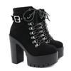Obcasy 13cm 2024 Europejskie i Amerykańskie Klamra Pasek Krótkie Buty Sceniczne Nowe Seksowne Buty do Występów LHX