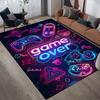 1 Stück 'Game Over'-Aufdruck, Design Teppich - Weich, Rutschfest und Langlebig für Gaming-Zimmer, Schlafzimmer, Wohnzimmer