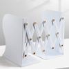 Metal Display Bookshelf Retractable Bookstand New File Sorter Rack  Bookends