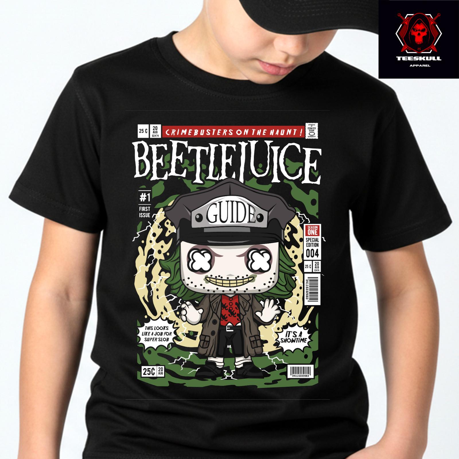 Beetlejuice Cult Horror Tim Burton Top Premium Cotton T-Shirt M