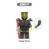 Weltraumserie Kinder Bausteine Figuren Beutelset GH0716-0723 Pädagogisches Kreatives Geschenk