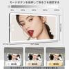 Car Sun Visor Mirror with Stepless Brightness 3 Lighting Rearview Car Vanity Easy Makeup Visor with and Light, Adjustment, Modes, Mirror, Mirror,
