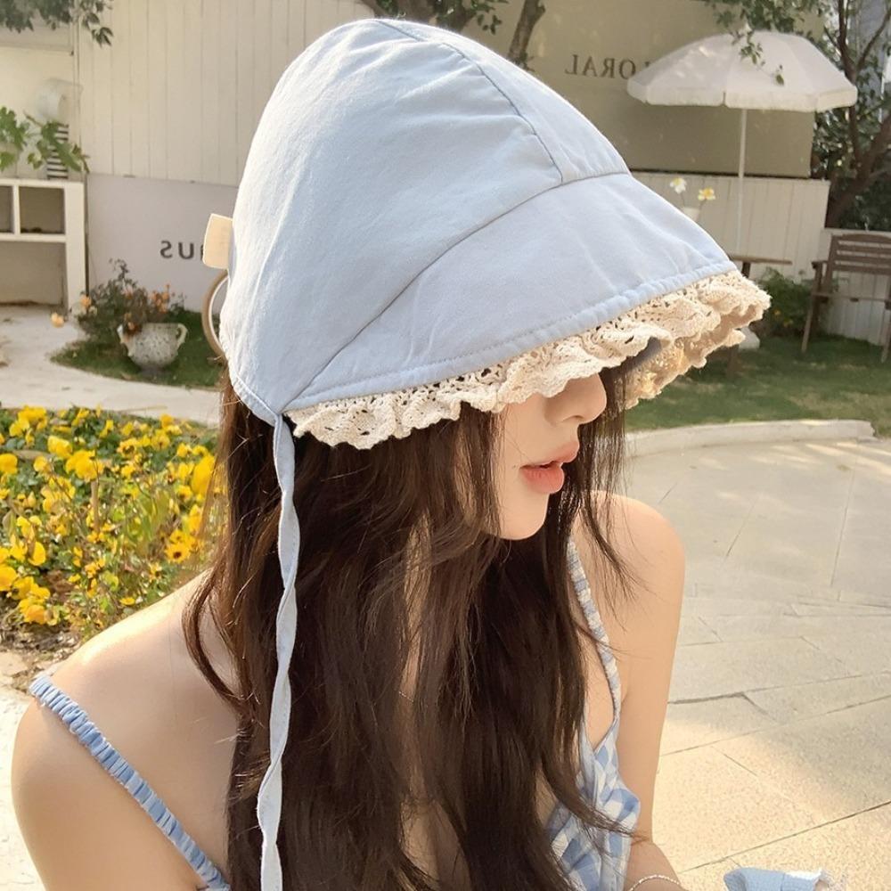 Breathable Women Sun Hat Sweet Beach Hat Fashion Fisherman's Hat  Summer Outdoor