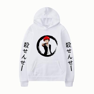 Japońskie Anime Bluzy z Nadrukiem Moda Bluza Hip Hop Casual Unisex Jesień Zima Polar Streetwear Topy