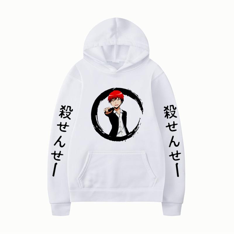 Japanese Anime Hoodies Print Fashion Sweatshirt Hip Hop Casual Unisex Autumn Winter Fleece Streetwear Tops