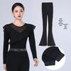 2026 Women's Sequin Ruffle Leotard - High-End Spring/Summer Figure Training & Etiquette Outfit