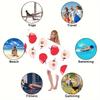 Print Beach Towel Portable Quick Fast Dry Sand Outdoor Travel Swim Blanket Floral Print Mat Personalization Stripes Towel