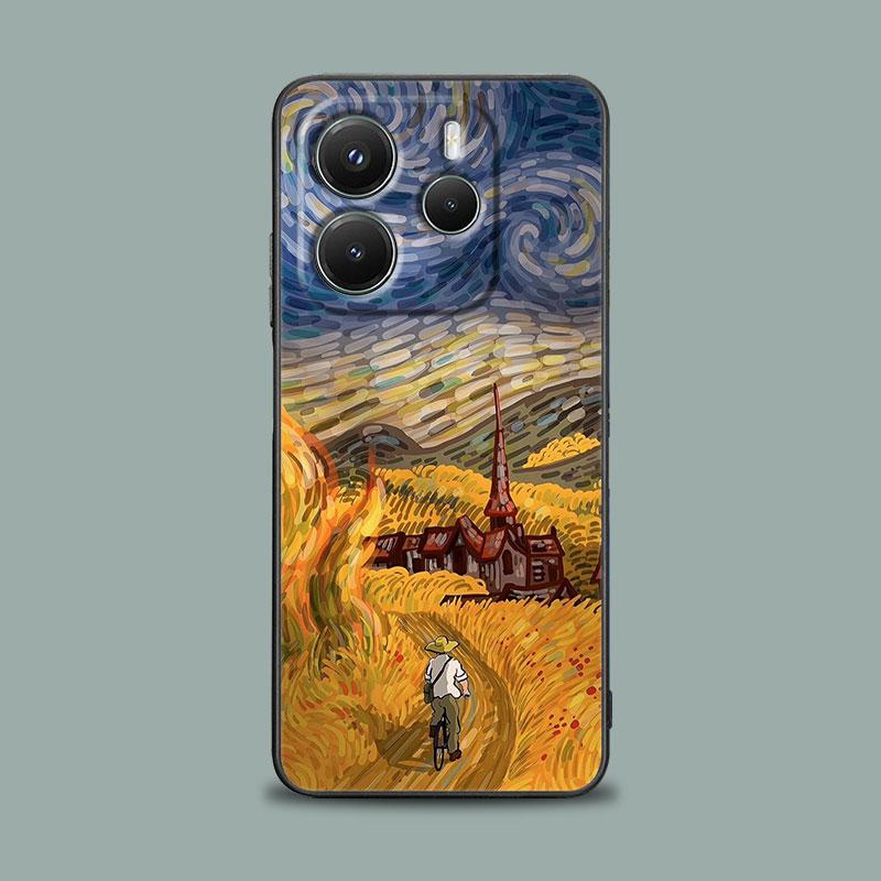 Phone Case for Xiaomi Redmi 15C 14C 12C 13C 4G Redmi Note 15 14 13 12 11 10 Pro Plus 5G 12S Soft Cover Interesting Van Gogh Art