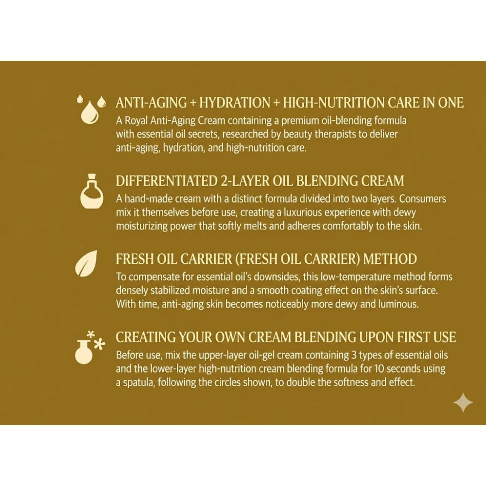 The Face Shop The Therapy Royal Made Oil Blending Fomula Cream 50ml