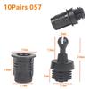 10Pairs Screw Clip Speaker Grill Pegs Kit DIY Plastic Audio Speaker Buckles Pin Type Ball Socket Net Cover Buckles