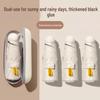 Compact Six-Fold Mini Black Umbrella with Sun Protection
