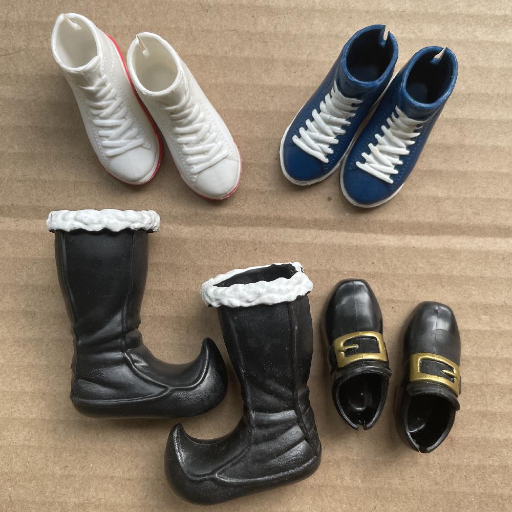 Seltene limitierte Sammlung Prinzenpuppenköpfe Schuhe Mädchen DIY Spielzeugpuppen Zubehör