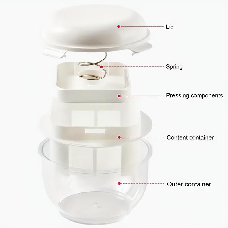 1 pieza Filtro de Yogur Efectivo y Bamboleador de Humedad, Separador de Yogur Redondo de Plástico para Elaborador de Yogur Griego, Máquina de Yogur Comprimido Cold Brew,