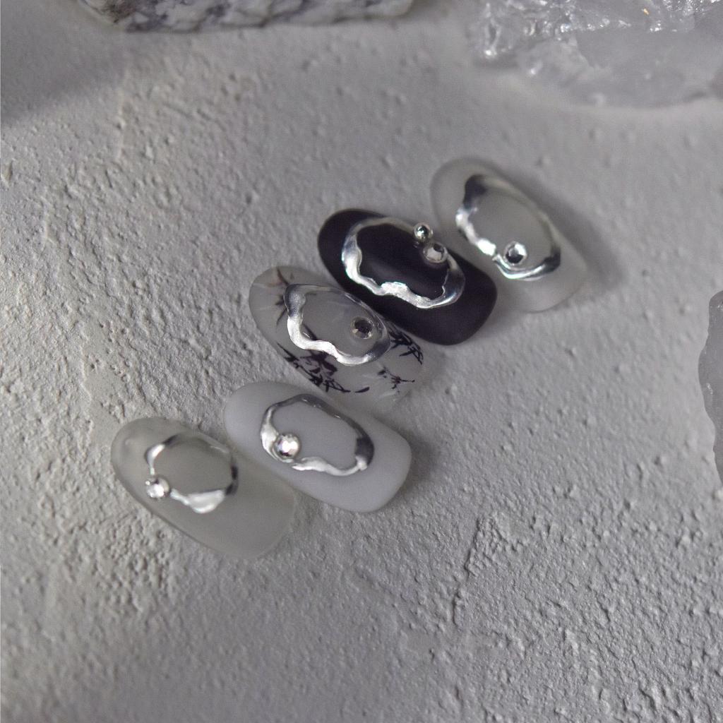 1Pcs 5D Nail Art Stickers Bronzing Sliders Self Adhesive Nail Art Decals DIY Manicure Decoration