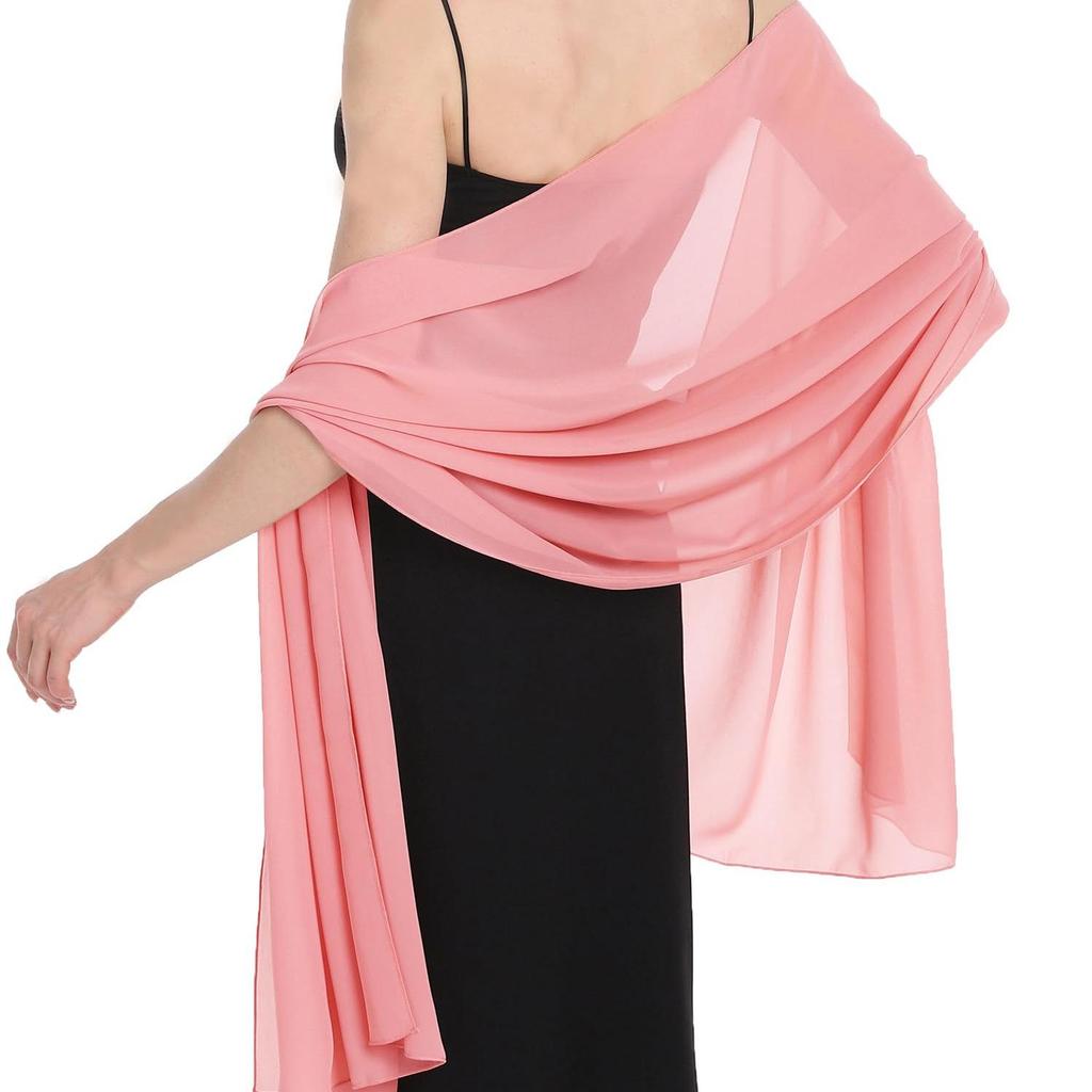 Women's Chiffon Evening Shawl and Wrap for Weddings and Bridesmaids