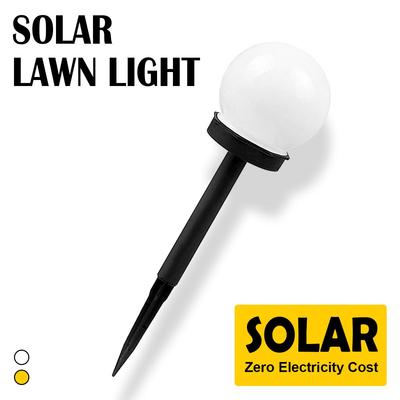 Solarbetriebene LED-Birnenlampe Energielicht Wasserdichtes Outdoor-Gartenlicht Straßen-Solarpanel-Kugellichter Rasenhoflampe