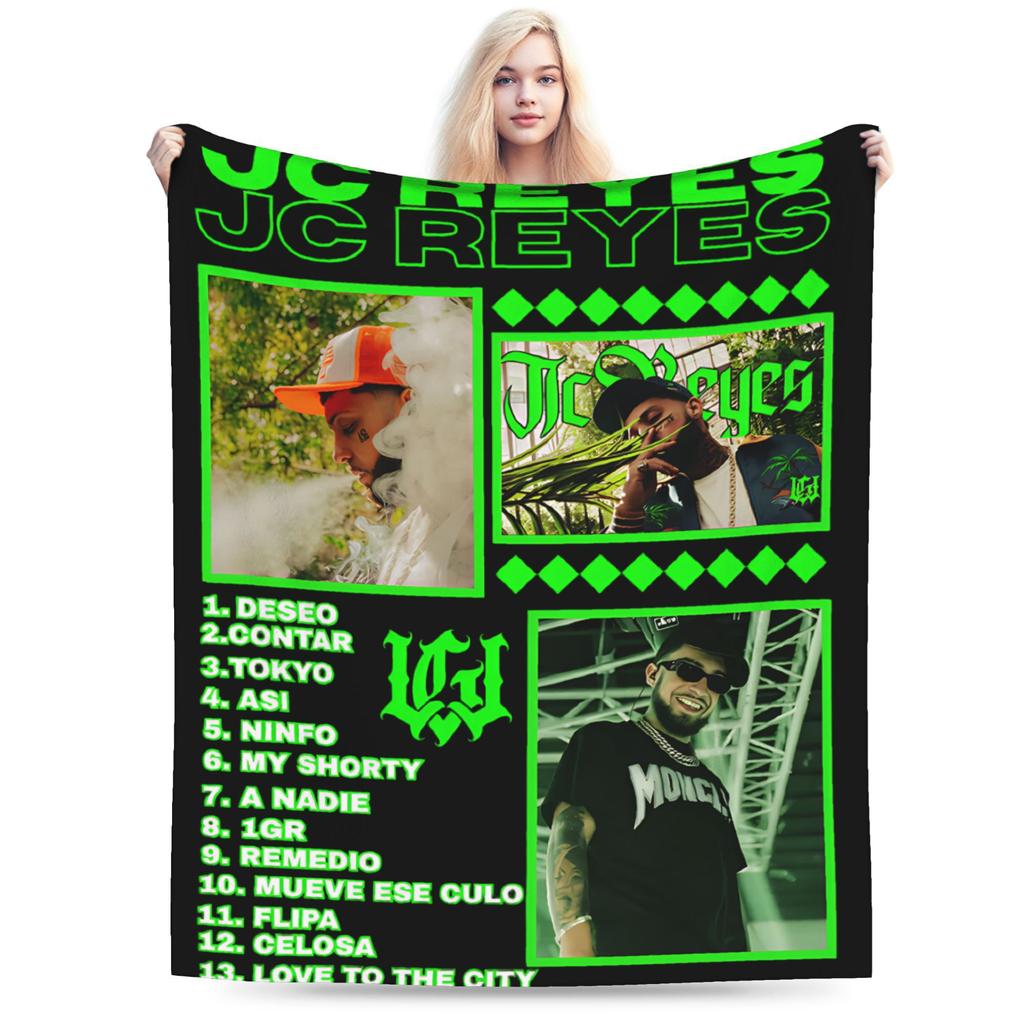 Jc Reyes Rapper Tour 2025 Blanket Super Soft Cozy Throw Blankets for Bed 50x60 Inch Multiple Sizes Bedspread
